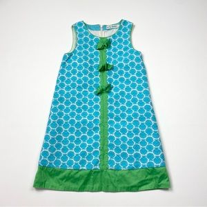 Girl’s Mini Boden Seashell Print Shift Dress Size 9-10Y